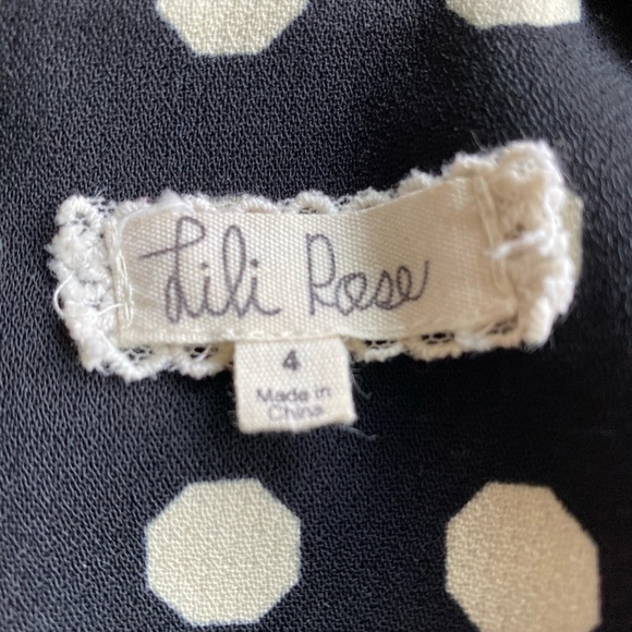 Lili Rose Black & White Dress - Picture 6 of 7